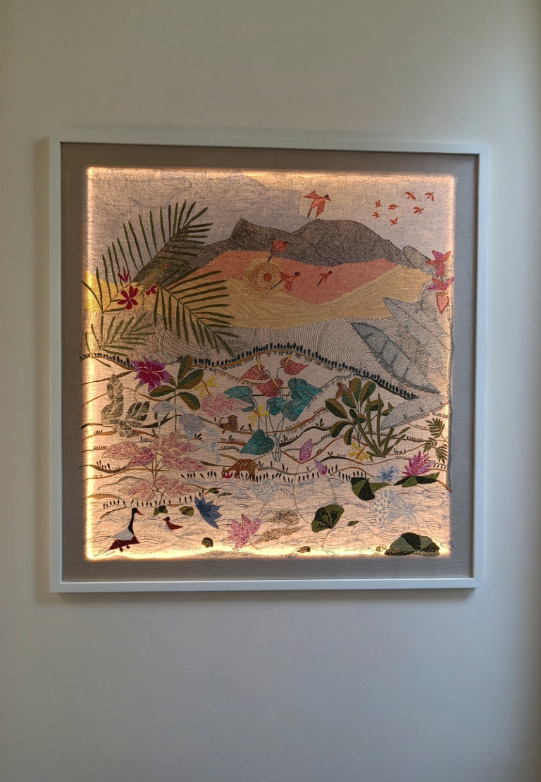 Wall Art | Embroidery & Drawing | Jaspal Kalra | Achraj | Exclusive Edition
