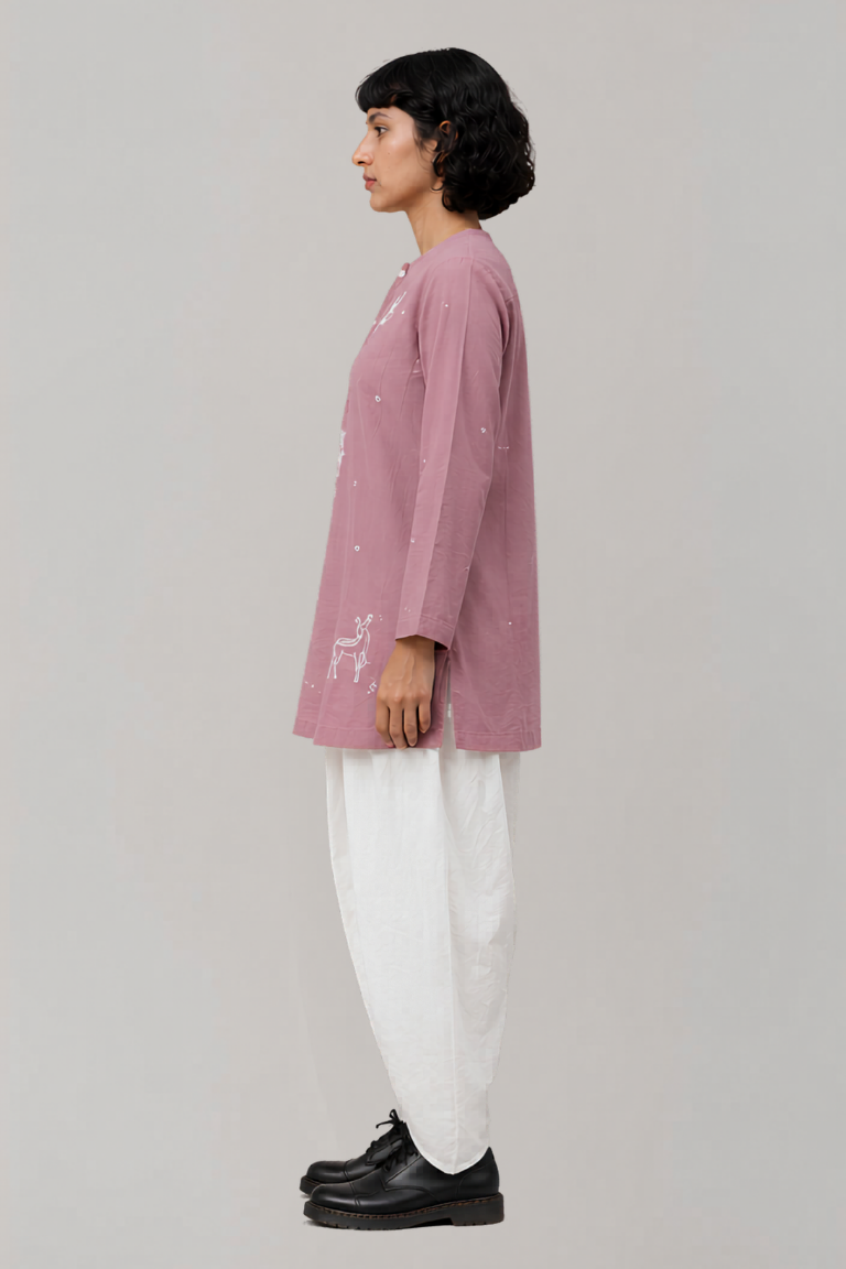 Dhatuh handcrafted Chikankari top