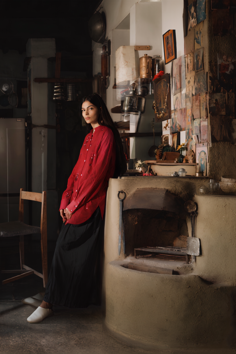 Tanda handcrafted Chikankari Shirt