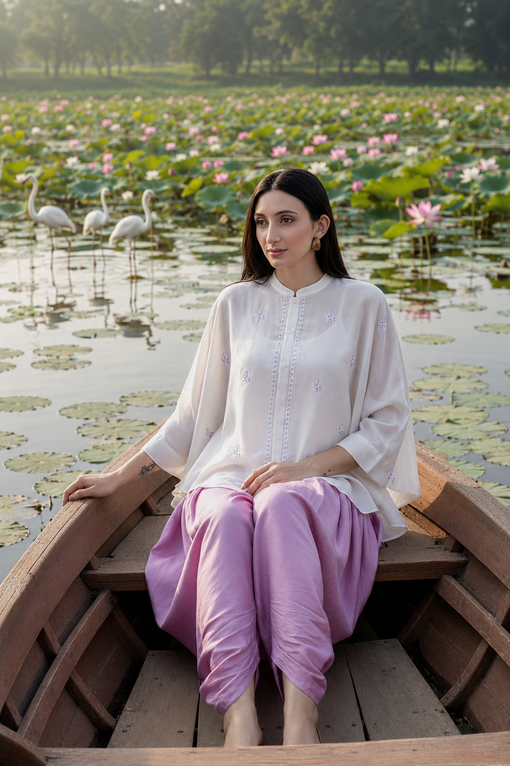 Easy Top | Upsarg | Chikankari | Cotton Silk
